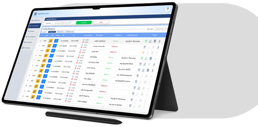 DashQueue tablet dashboard view